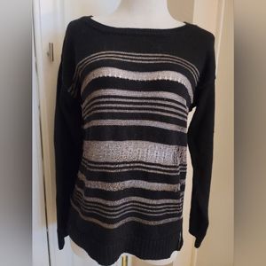 Rock & Republic sweater with metallic stripes